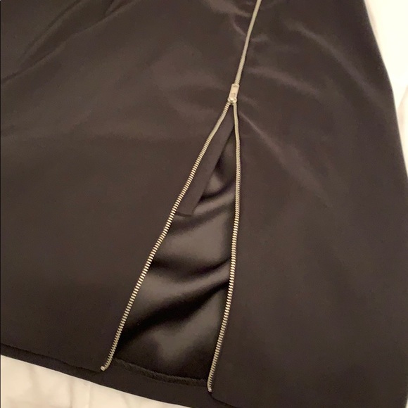 AGB DRESS Black Zipper Sheath - Picture 3 of 10